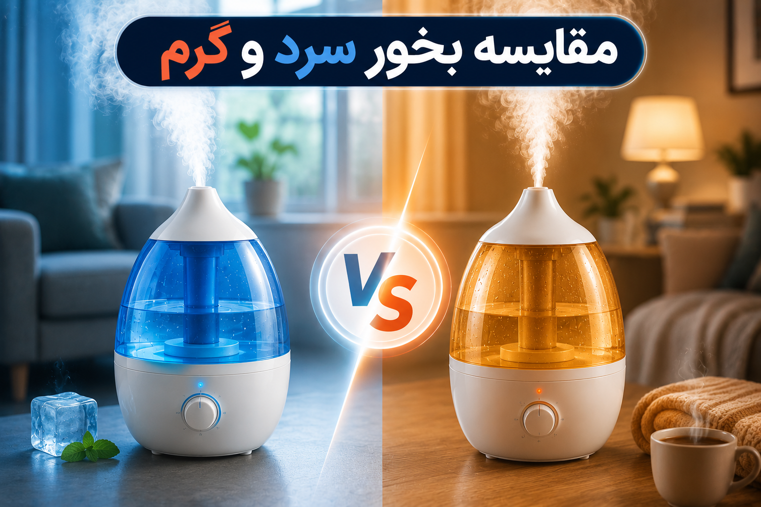 بخور سرد یا بخور گرم؟ راهنمای جامع انتخاب، مزایا، معایب و کاربردهای هر کدام هر آنچه باید قبل از خرید دستگاه بخور بدانید